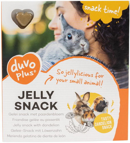 DUVO+ Jelly snack for rodents, jelly treats with dandelion 12 × 1,2 g - Treats for Rodents - Main image
