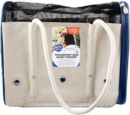 DUVO+ Travel bag Saint-tropez 41 × 22 × 32 cm for small dogs - Dog Carrier Bag - Main image