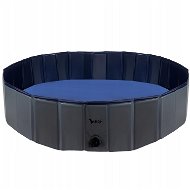 Purlov 23831 Skládací bazének pro psy 120 × 30 cm, modro-šedý - Dog Pool