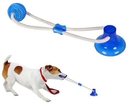 MDS Toy for dog - ball on suction cup - Dog Toy Ball - Main image