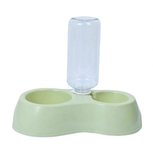 Verk 19410 Cat and dog bowl with water dispenser green - Dog Bowl - Main image