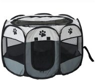 Dog Playpen APT Ohrádka pro domácí mazlíčky 64 × 45 cm - černo-šedá - Ohrádka pro psa