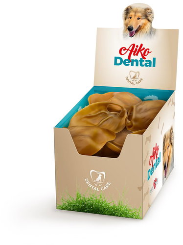 Cobbys Pet Aiko Dental Veggie Ear L 55 g dental vegetarian ear - Dog Treats - Main image
