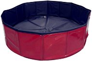 MDS Skládací bazén pro psy 80 × 20 cm, modro-červený - Dog Pool
