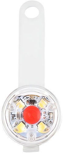 Verk 19437 Illuminated round LED collar tag white - Collar Light - Main image
