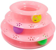 4cats Pink tower with balls - Cat Toy