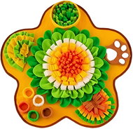 Zooted Sniffing rug yellow 60 cm - Flower - Snuffle Mat