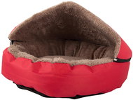 Verk 19374 Dog house, cat house 2 in 1, 54 × 13 cm red - Pet Bed