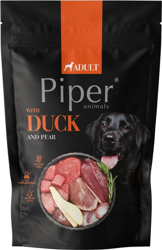 PIPER ADULT 500g Capsule for dogs duck and pear - Dog Food Pouch - Main image