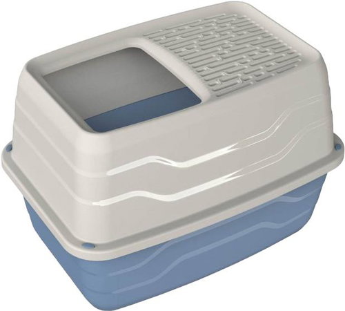 COBBYS PET Salto cat toilet with top entrance 56 × 40 × 38 cm - random colour selection - Cat Litter Box - Main image