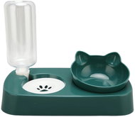 Nuxie 2560 Cat bowl with water dispenser green - Dog Bowl