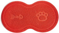 Nuxie Pet bowl mat 46 × 25 cm red - Pet Bowl Placemat