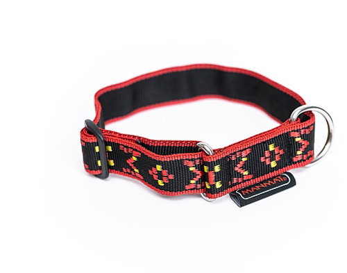 Manmat Collar for small breeds - Indian red - Dog Collar - Main image