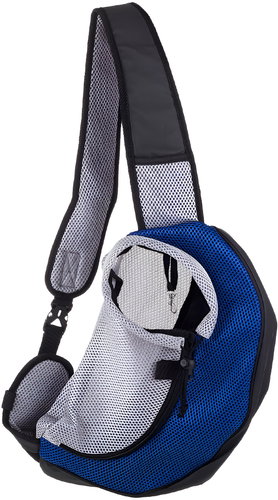 Verk 19066 Transport shoulder bag for dogs, cats size. S blue - Dog Carrier Backpack - Main image