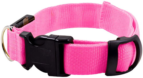 Verk 19323 LED illuminated collar for cat and dog 59 cm pink - Collar - Main image