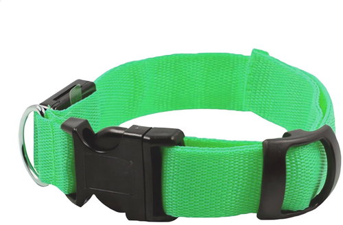 Verk 19323 LED illuminated collar for cat and dog 59 cm green - Collar - Main image