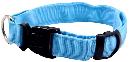 Verk 19323 LED illuminated collar for cat and dog 59 cm blue - Collar - Main image