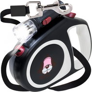 Retoo Automatic leash for dogs and cats 5 m, LED light, black - Leash