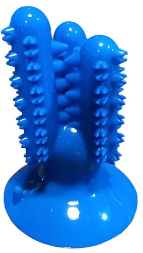 Verk 19333 Rubber toy for dog to clean teeth dark blue - Dog Toy - Main image