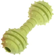 PRONETT Rubber teether for dog with bell green - Dog Toy
