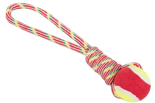 Verk 19390 Throwing rope with ball 34 cm - Dog Toy - Main image
