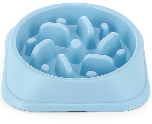 Nuxie 2349 Plastic dog bowl against chewing 800 ml blue - Dog Bowl - Main image