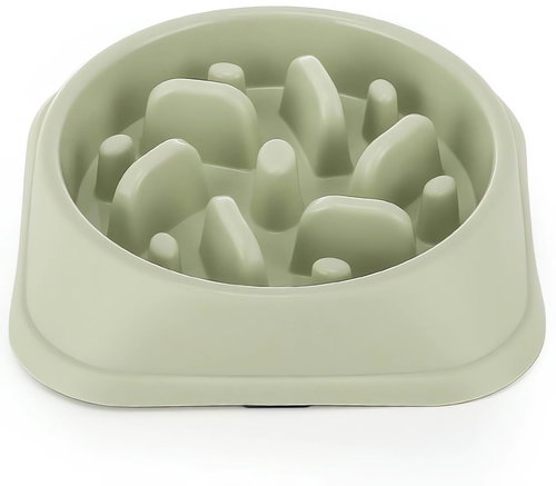 Nuxie 2349 Plastic dog bowl against chewing 800 ml green - Dog Bowl - Main image