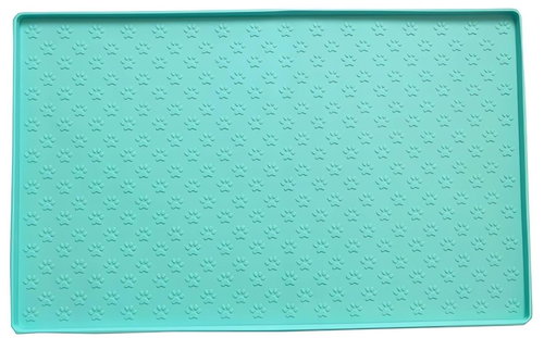 Nuxie Non-slip dog bowl mat 49 × 31 cm green - Pet Bowl Placemat - Main image