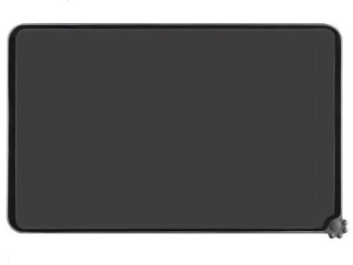Nuxie Non-slip dog bowl mat 49 × 31 cm black - Pet Bowl Placemat - Main image