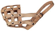 Palkar kožený náhubek pro psy vel. 6, 40 × 11 cm, přírodní - Náhubek pro psa