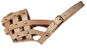 Náhubek pro psa Palkar kožený náhubek pro psy vel. 1, 20 × 6 cm, přírodní - Náhubek pro psa