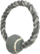 Trixie Cotton ring with tennis ball - Dog Toy