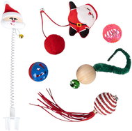 Purlov 26380 Christmas set of toys for cats, 6 pcs - Interactive Cat Toy