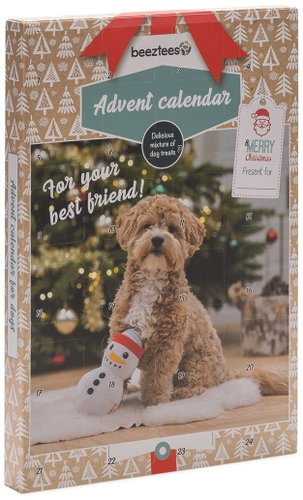 Beeztees PAW Advent calendar for dogs 100 g - Advent Calendar for Dogs - Main image