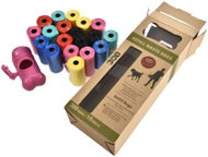 PetProducts Coloured poop bags 380 pcs + tray - Dog Poop Bags