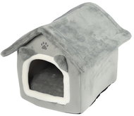 Purlov 25706 Pelíšek pro kočku 39 × 38 × 35 cm, šedý - Pelíšek