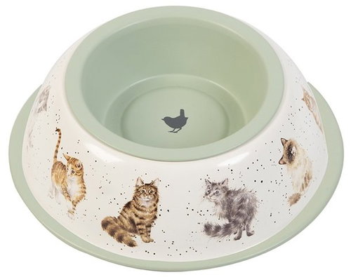 Wrendale Designs Stainless steel cat bowl - Cat Bowl - Main image
