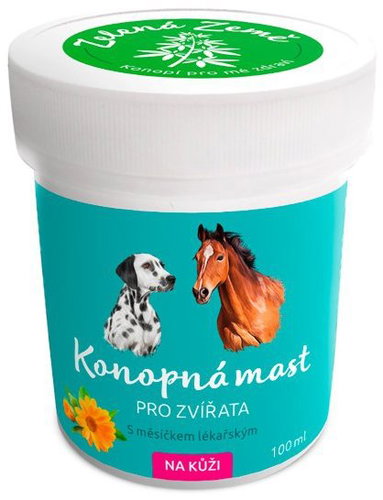 Zelená Země Hemp Ointment for Animals, 100 ml - Leather Care Product - Main image