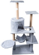 Bauerkraft G-978 Cat scratching post with house and beds, 5 levels, grey - Cat Scratcher