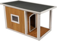 DOCHTMANN Modern wooden kennel 98 × 58 × 58 cm - Dog Pen