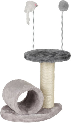 DOCHTMANN Cat scratching post with toys 25 × 42 × 20 cm - Cat Scratcher - Main image