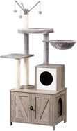 Vasagle Cat scratching post Monta 150 cm with toilet, grey - Cat Scratcher