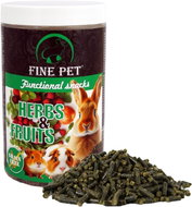 FINE PET Functional snacks HERBS & FRUITS for rodents 280 g - box - Dietary Supplement for Rodents
