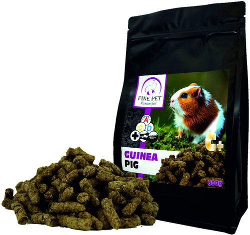 FINE PET Premium Guinea pig C+ 600 g - Rodent Food - Main image