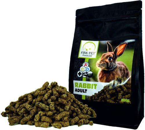 FINE PET Premium Rabbit Adult 600 g - Rabbit Food - Main image