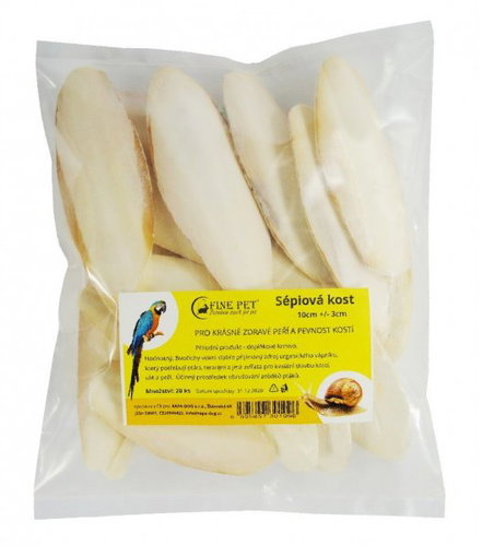 FINE PET Cuttlebone cut 10 cm (+/-3c m) pack 20 pcs - Cuttlebone - Main image