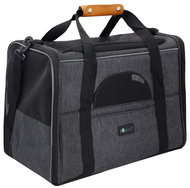 PetiGIO Peti-to-Travel portable bag for dogs and cats, dark grey - Carrier Bag for Pets