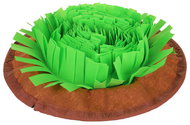 Purlov 27705 Čmuchací kobereček pro psy 48 × 48 × 10 cm, hnědozelený - Snuffle Mat
