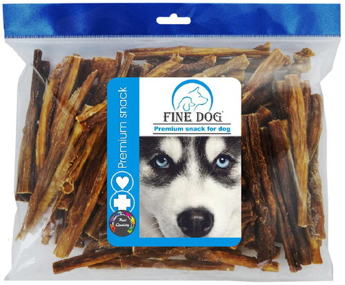 FINE DOG Beef casing dried 500 g - Dog Treats - Main image