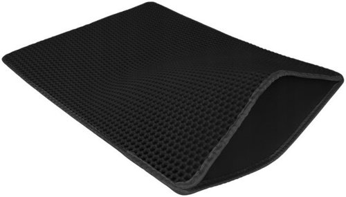 Purlov 27769 Cat Litter Mat 75 × 55cm, Black - Toilet Mat - Main image